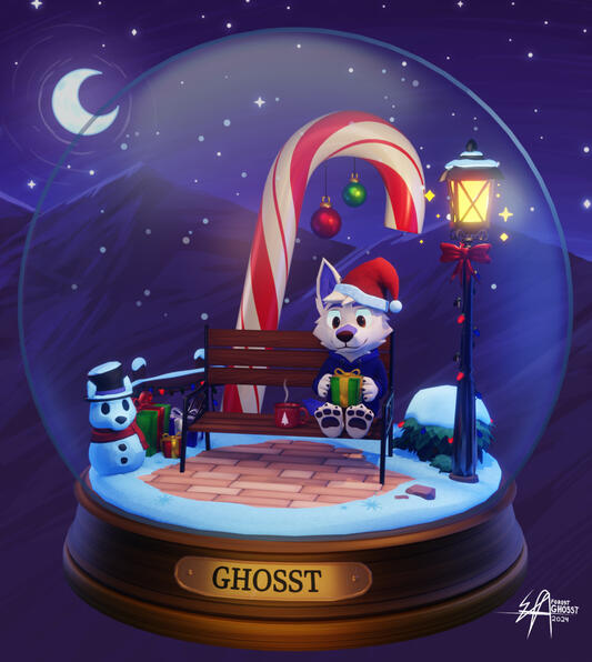 •YCH : Snow Gift | $55