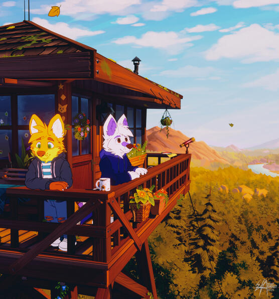 •YCH : Tower View | $70